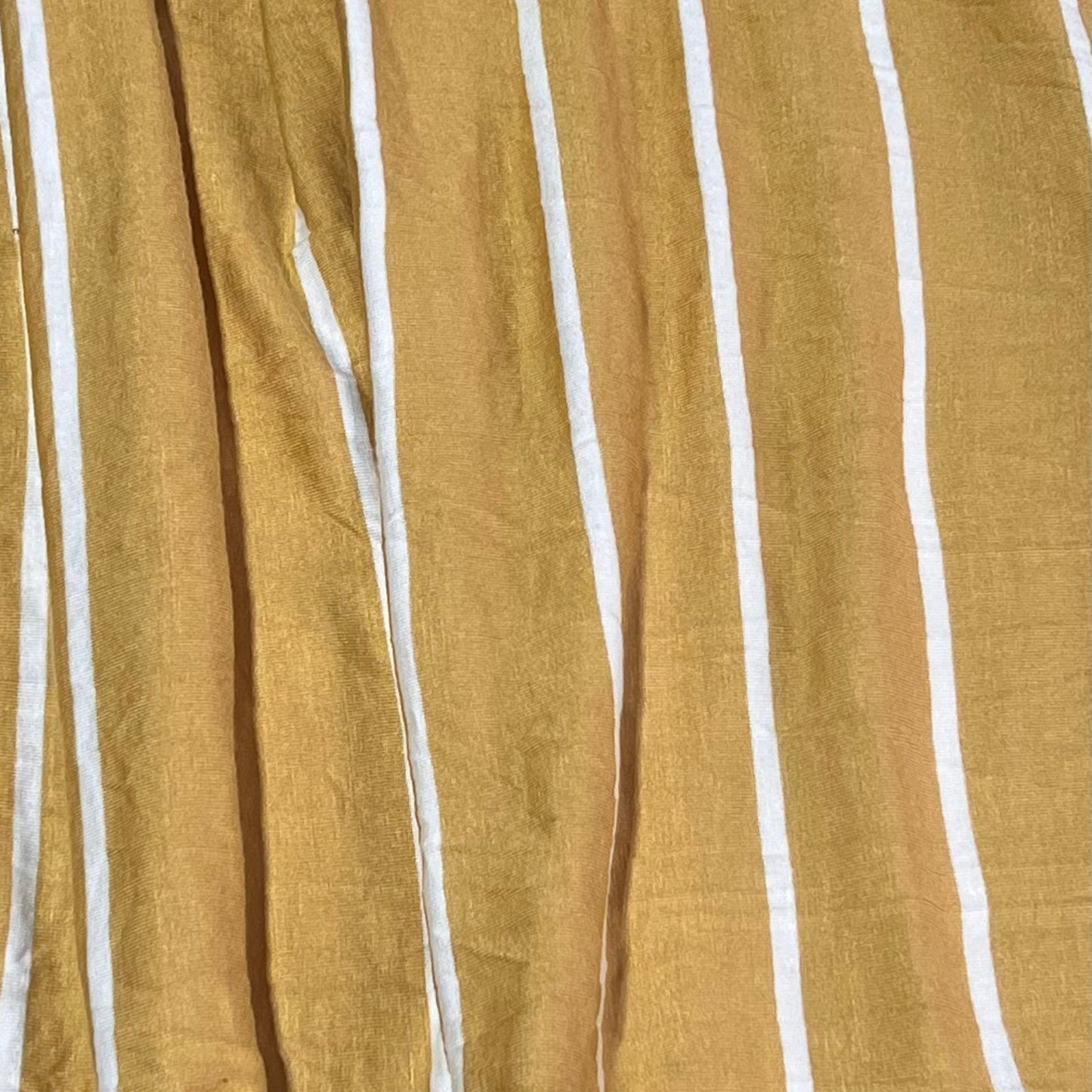 Stretch Wrap Saffron & White Stripes