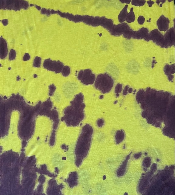 Stretch Wrap Exclusive Tie Dye Purp n Yellow