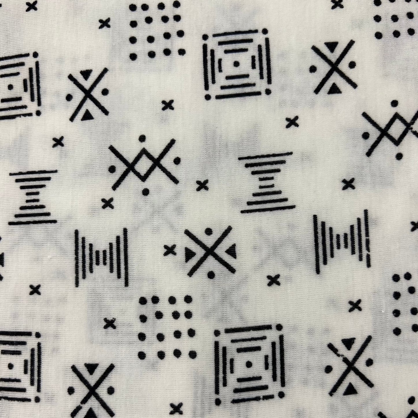 Stretch Wrap Mud Cloth