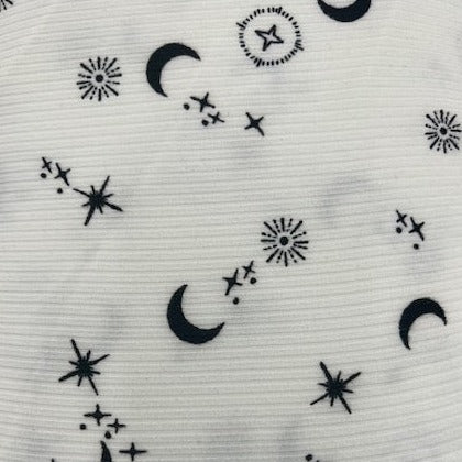 Stretch Ribbed Moon