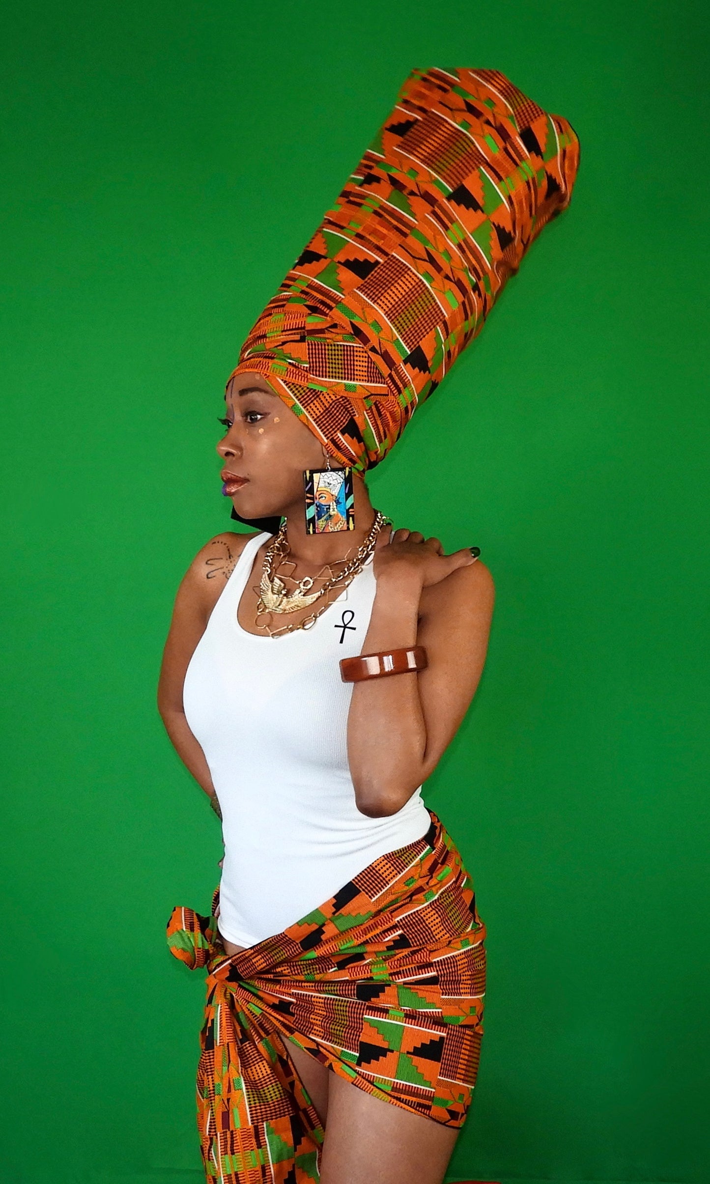 Ankara Kente Dress
