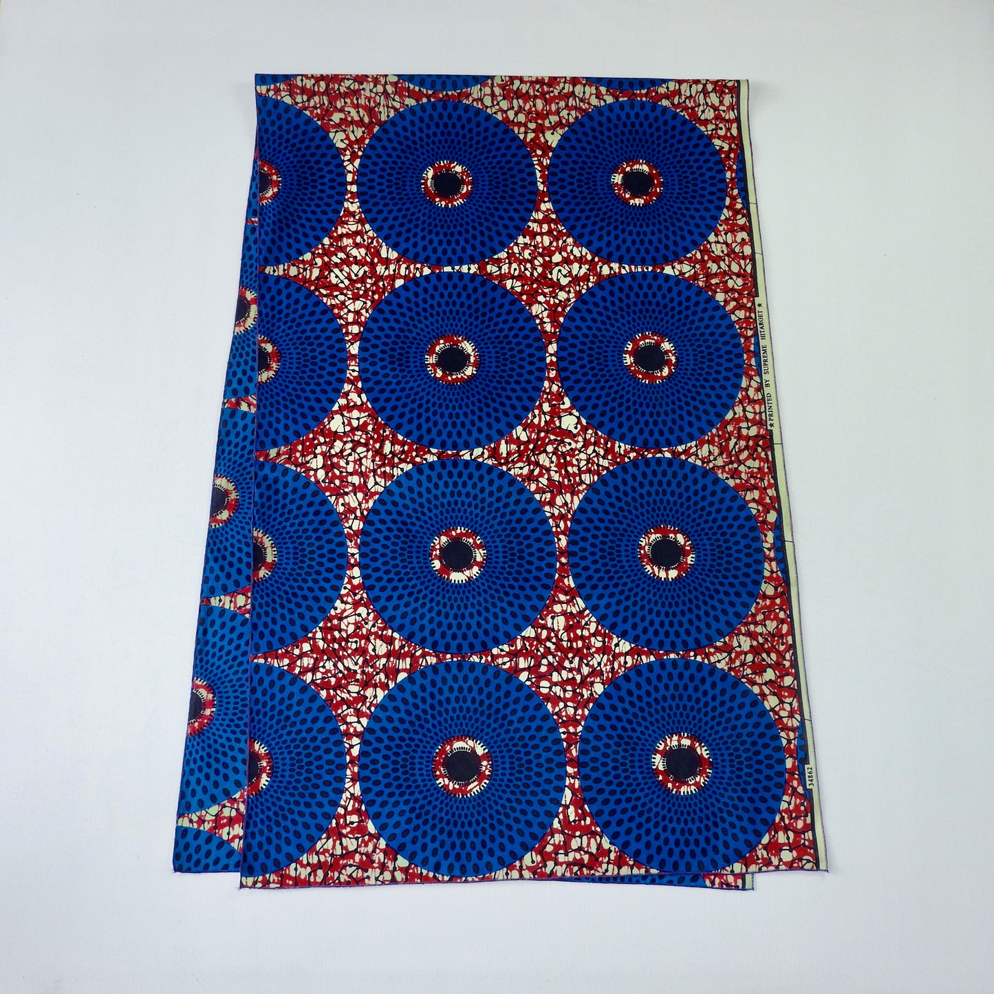 Ankara Circles Blue and Red