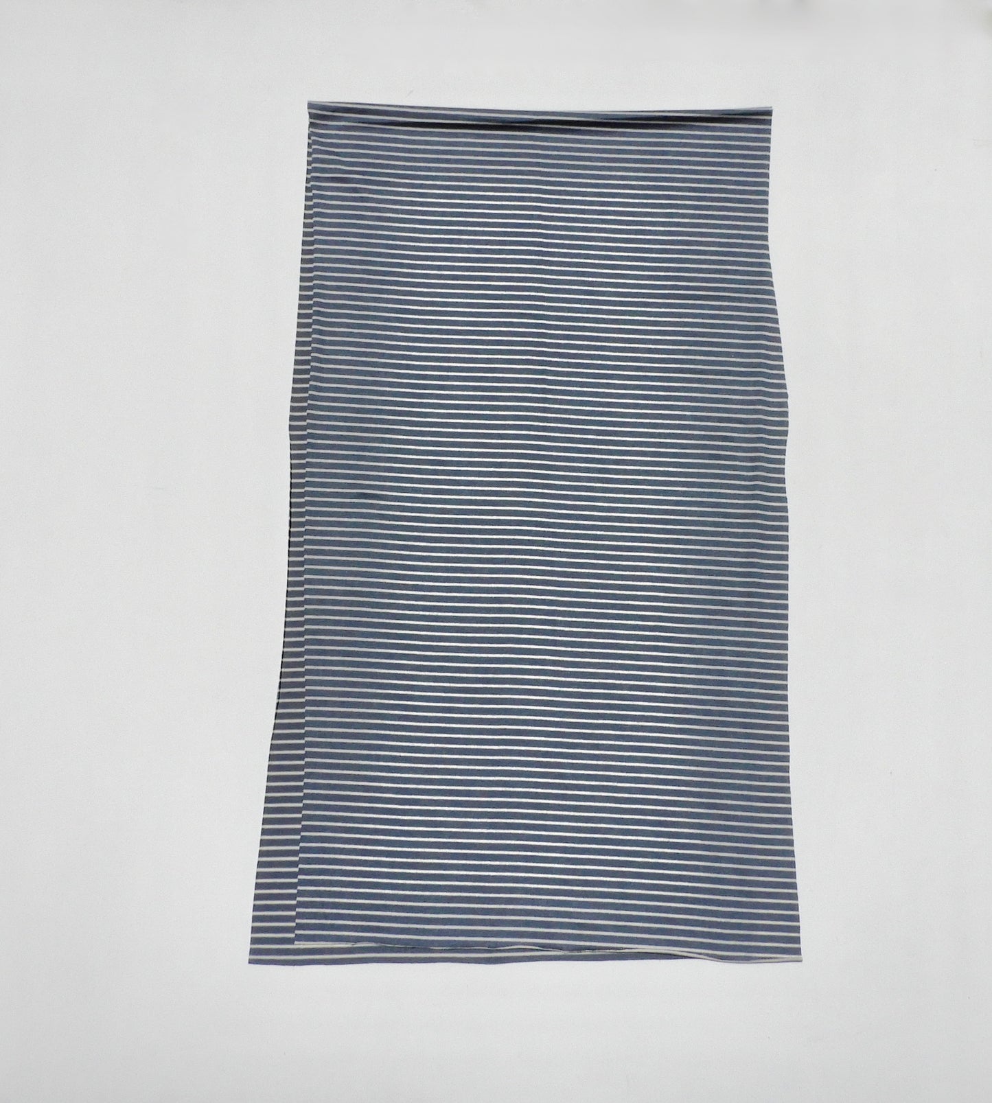 Stretch Wrap Stripes Ocean Grey & White