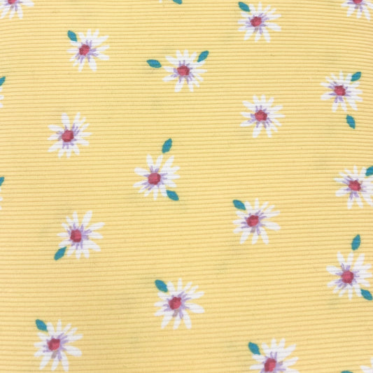 Stretch Ribbed Daisy