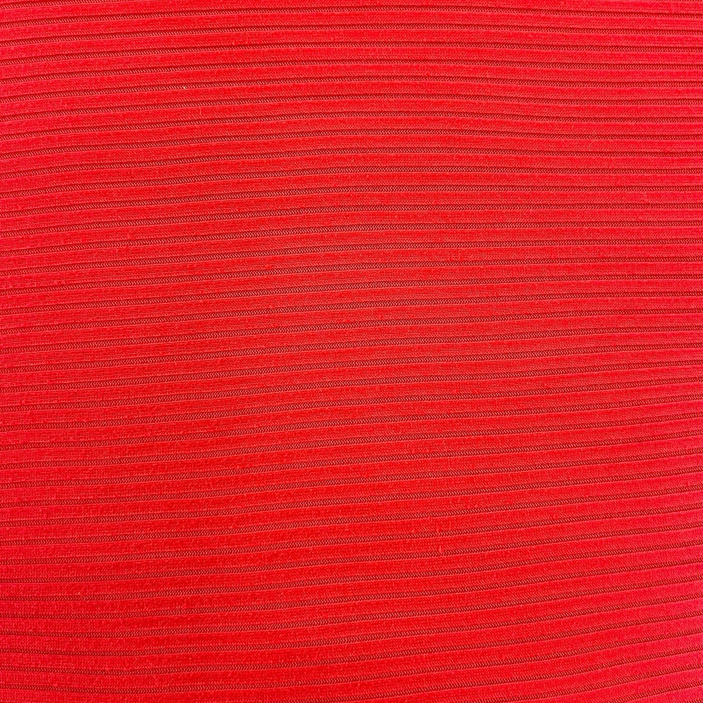 Stretch Ribbed Red