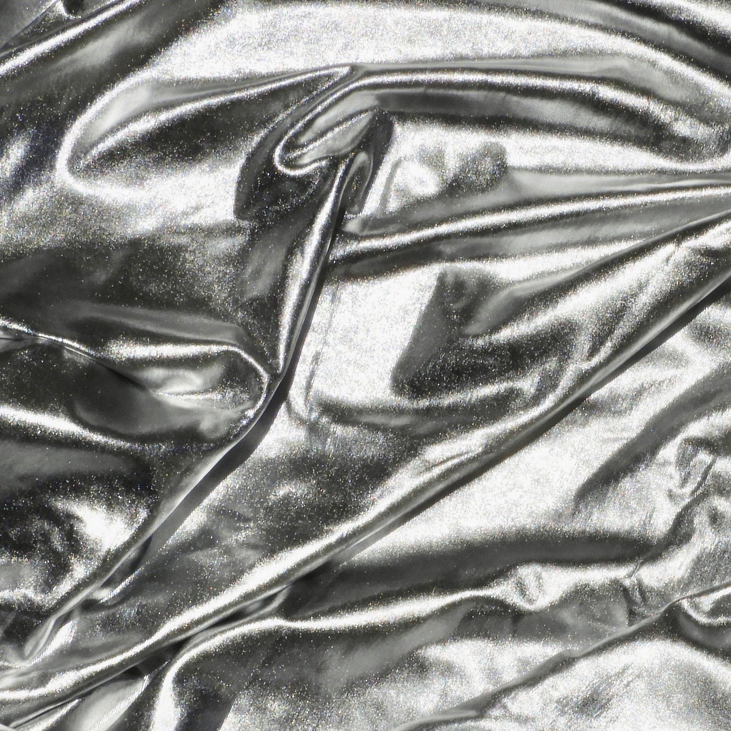  stretchy metallic silver head wrap