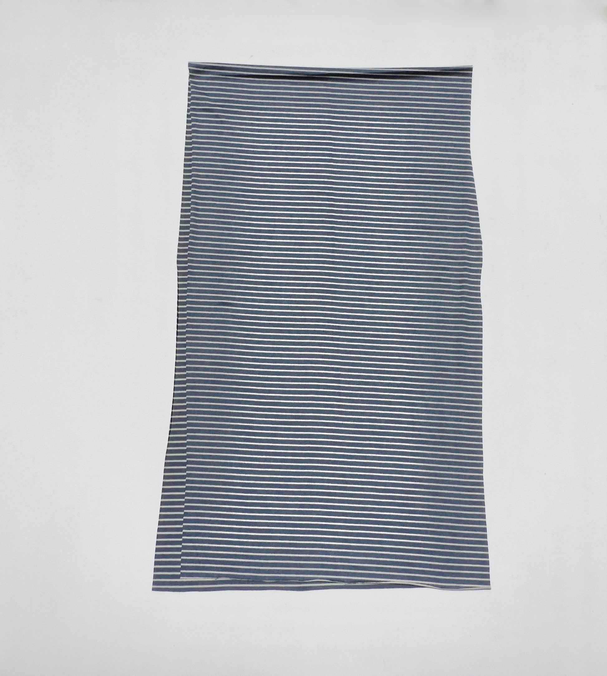 stretch headwrap ocean grey and white stripes