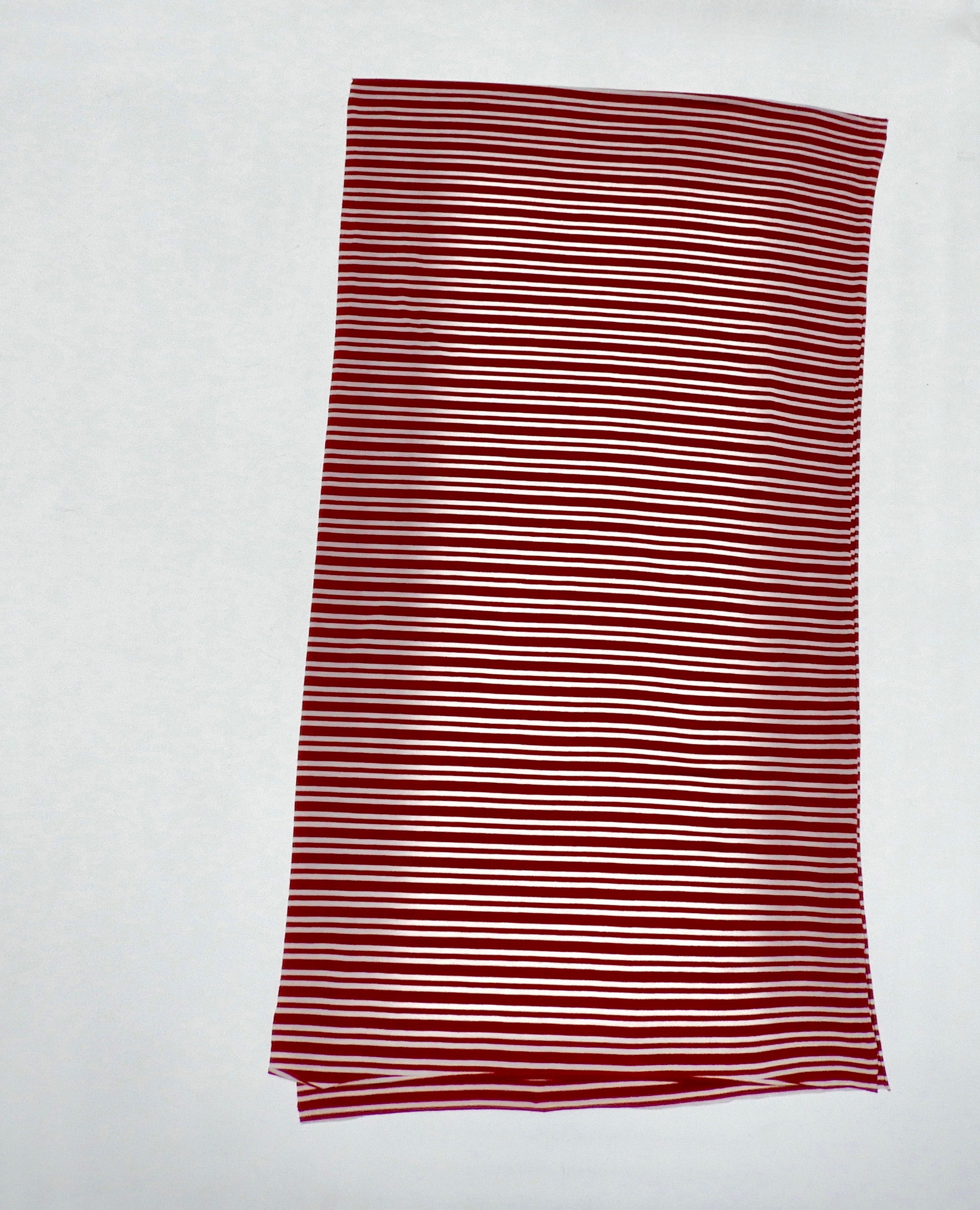 stretch headwrap stripes maroon and white
