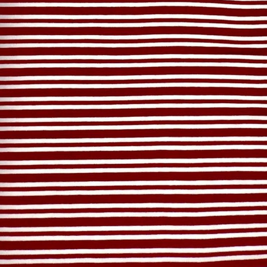 Stretch Wrap Stripes Maroon & White