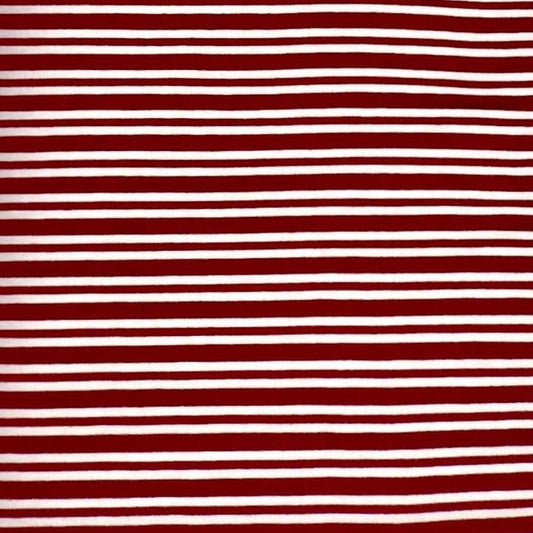 Taj Length Maroon & White Stripes (double length)